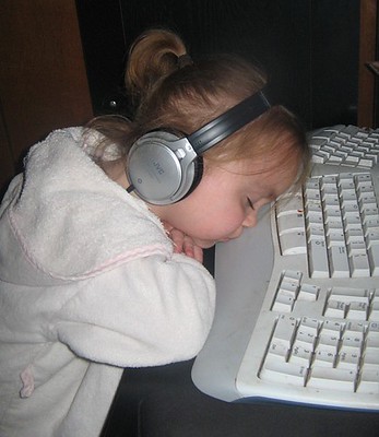 Sleeping at the keyboard